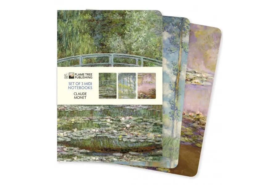 obrazek 1 Kolekcja notatników Midi Claude'a Moneta - Flame Tree Publishing