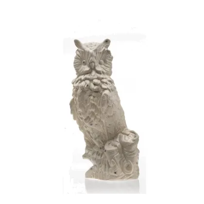 Zdjęcie Designerska, ceramiczna figurka sowy z dekoracją do holu