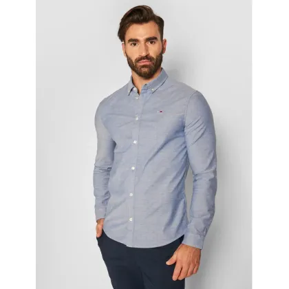 Zdjęcie Tommy Jeans Koszula Oxford DM0DM09594 Niebieski Slim Fit