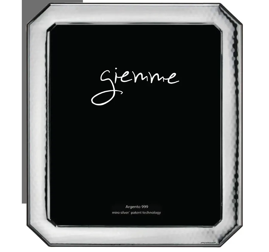 picture 1 Silver photo frame 10x15 cm with cut corners