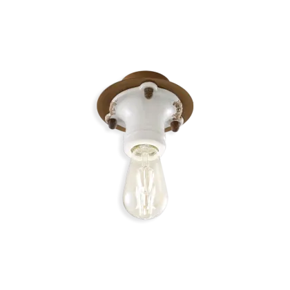 Zdjęcie Lampa sufitowa-plafoniera Pipes w stylu retro z Włoch