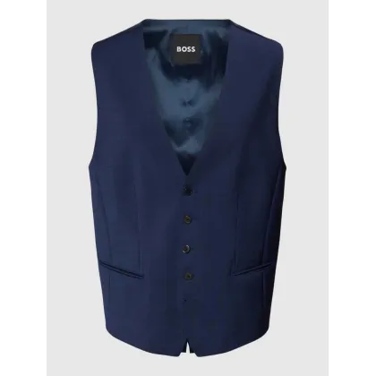 Zdjęcie Kamizelka z lamowanymi kieszeniami model ‘Jasper’