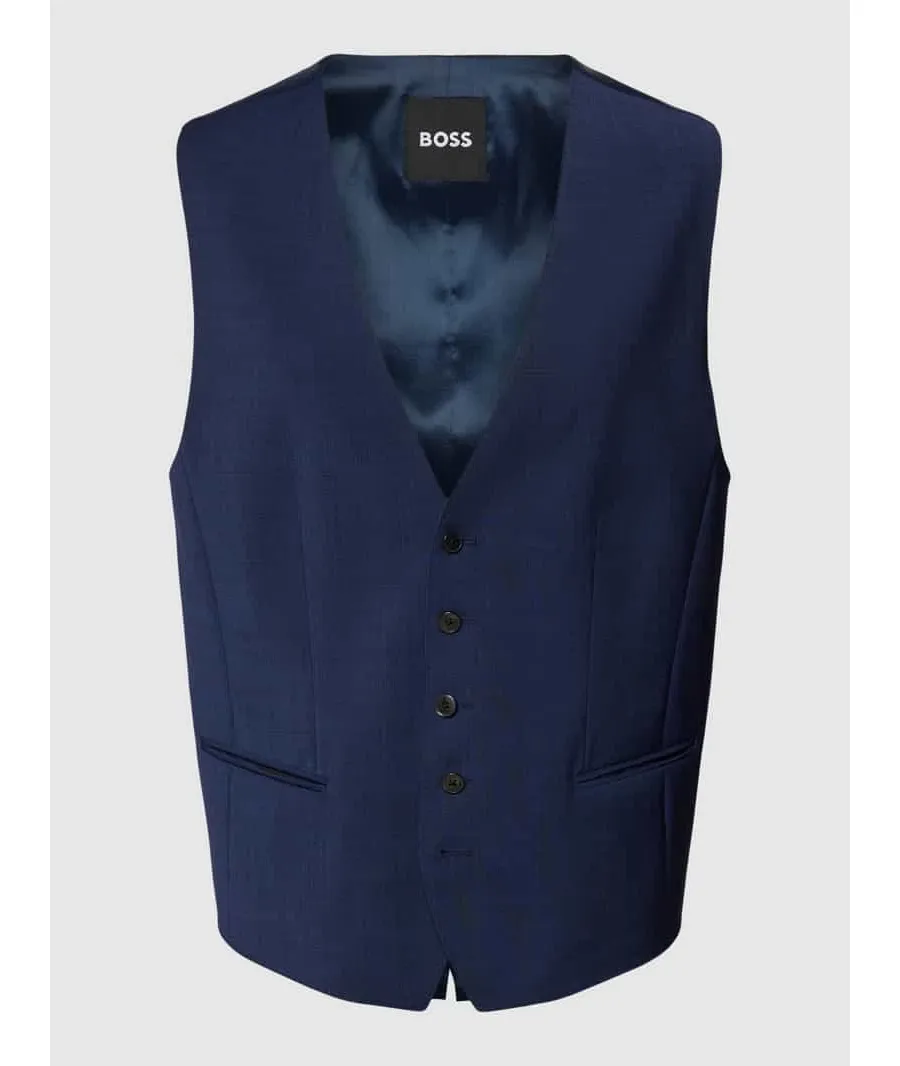 obrazek 1 Kamizelka z lamowanymi kieszeniami model ‘Jasper’