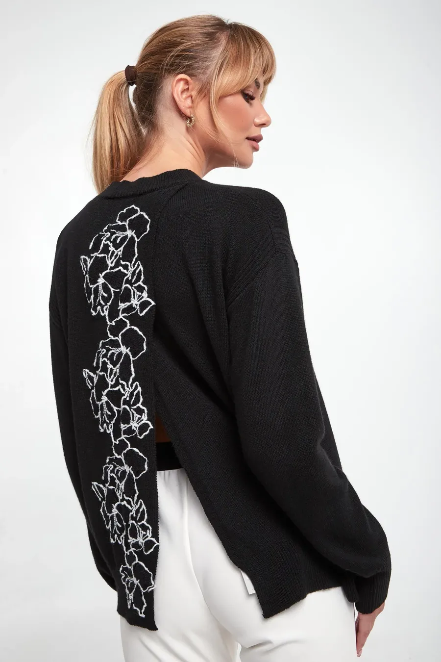 obrazek 1 Sweter damski wełniany ERMANNO FIRENZE Ermanno Firenze