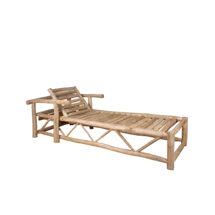 Zdjęcie Unikalny leżak Serengeti z odchylanym oparciem do ogrodu