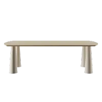 Picture Stylish large rectangular dining table