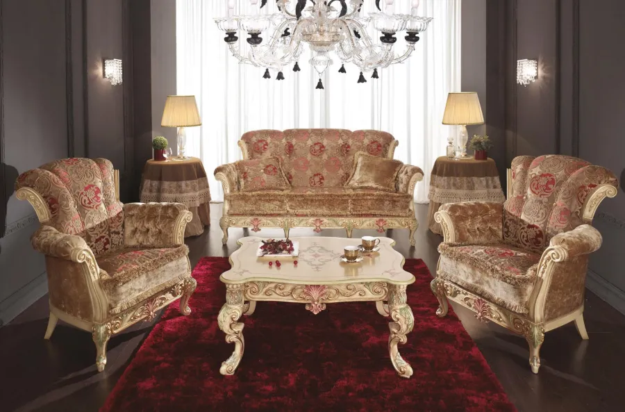 obrazek 1 Luksusowa włoska antyczna sofa - Morello Gianpaolo