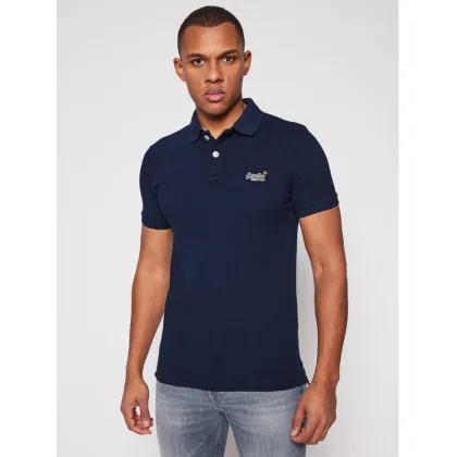 Zdjęcie Superdry Polo Classic Pique M1110031A Granatowy Regular Fit