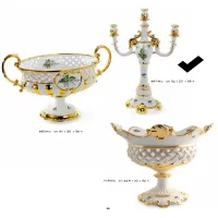 Picture Stylish three-arm baroque candlestick - Bruno Costenaro