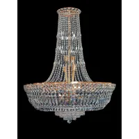 Zdjęcie Luksusowy włoski żyrandol wykonany ze szkła