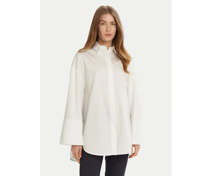 obrazek 1 Max Mara Leisure Koszula Sapore 2516191017 Biały Relaxed Fit