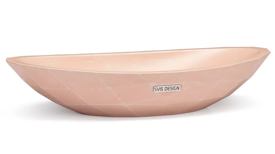 obrazek 1 Elitarna umywalka 60 cm DIAMOND BASIC – PATINA, różowy, lakier matowy