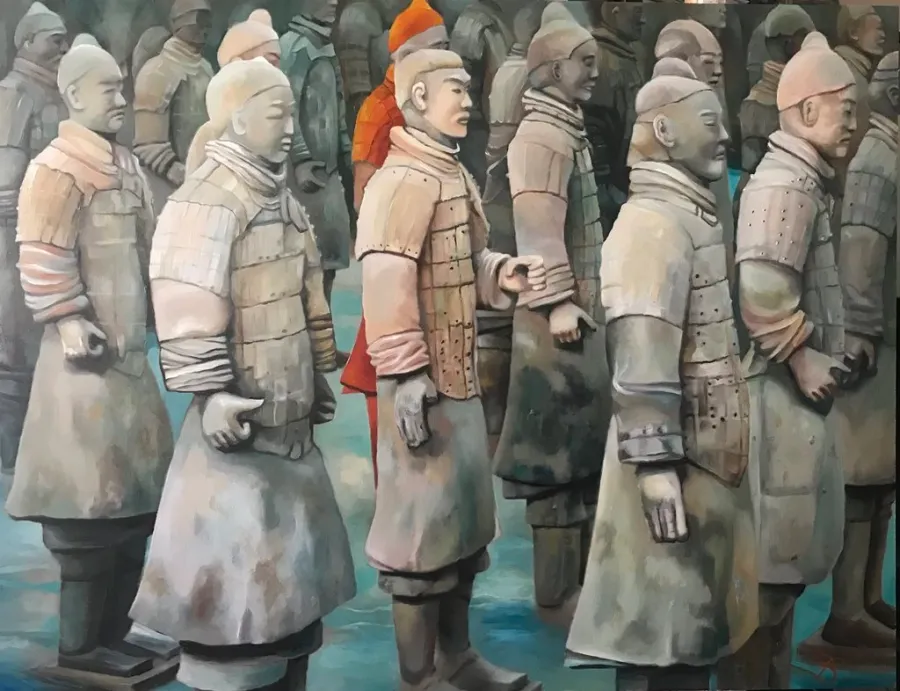picture 1 Painting The Imperial Madman Retreat - Andrzej Andrea Sajewski