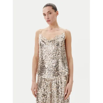 Zdjęcie Bruuns Bazaar Top Meria BBW4389 Srebrny Loose Fit