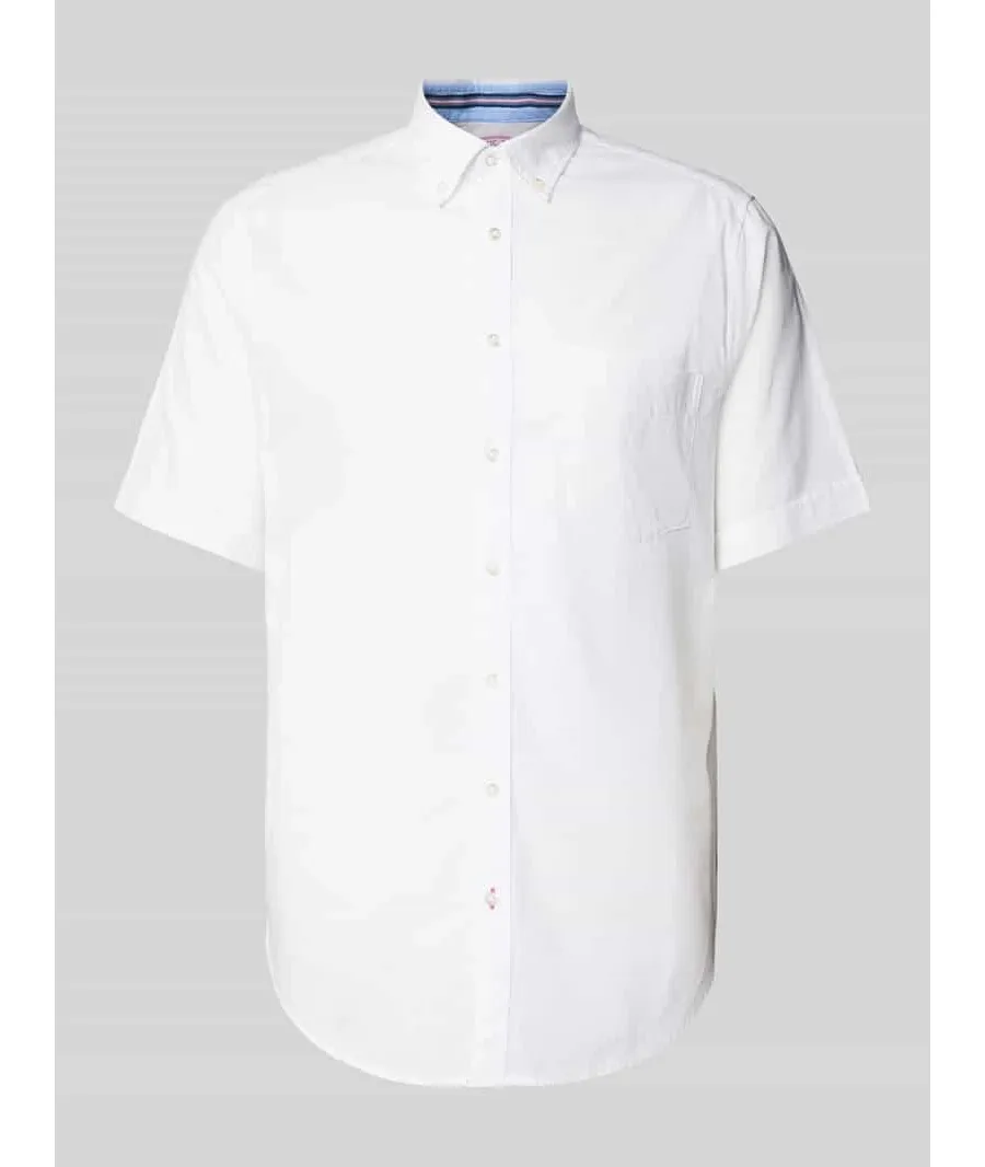 obrazek 1 Koszula casualowa o kroju regular fit z kołnierzykiem typu button down