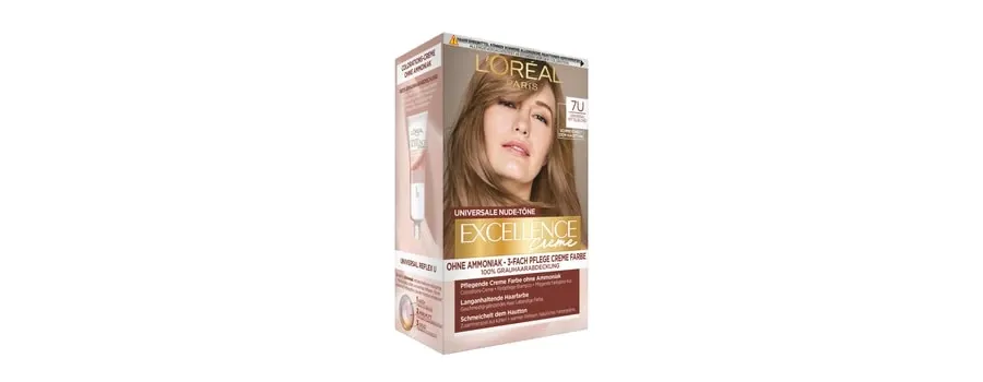 obrazek 1 L'Oréal Paris Excellence Crème Nudes 7U - Universal Blonde Farba do włosów 1 szt.
