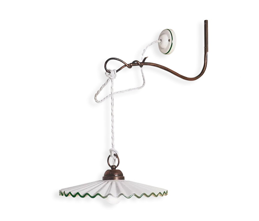 obrazek 1 Wyjątkowa włoska lampa ścienna w stylu klasycznym