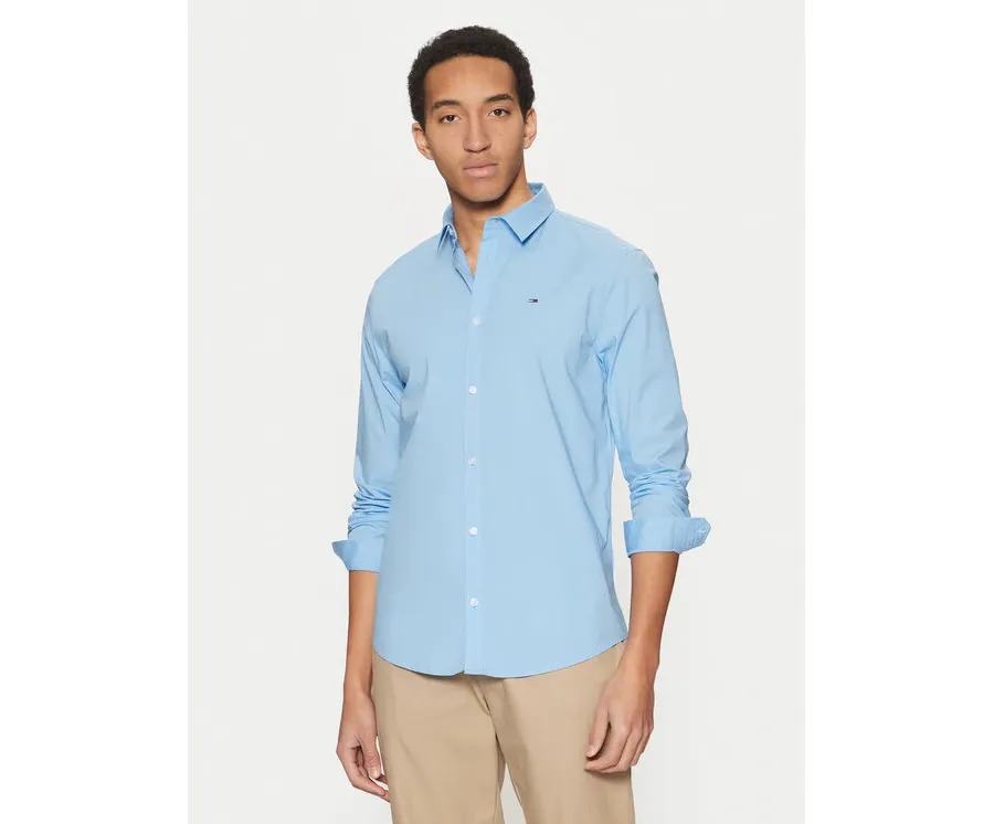 obrazek 1 Tommy Jeans Koszula Original DM0DM04405 Niebieski Slim Fit