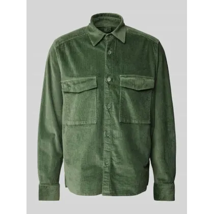 Zdjęcie Kurtka koszulowa o kroju slim fit z fakturowanym wzorem model ‘Gunray’