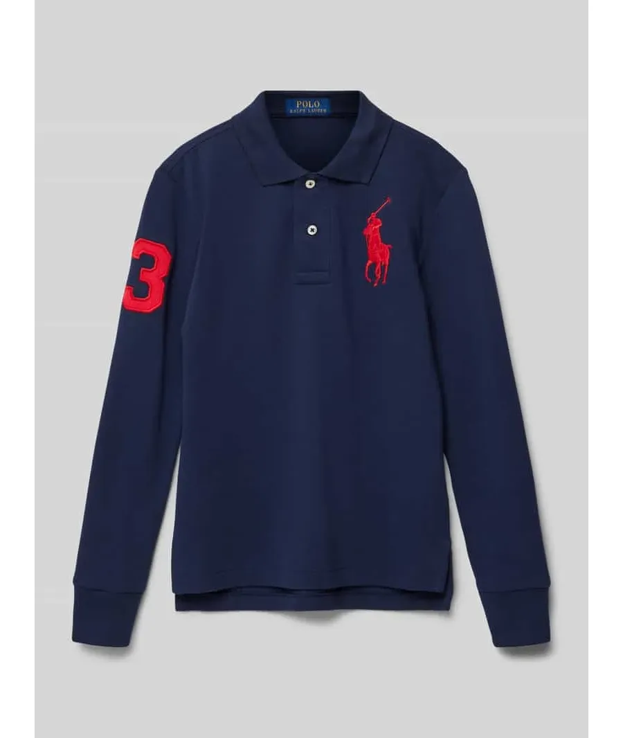 obrazek 1 Koszulka polo o kroju slim fit z wyhaftowanym logo