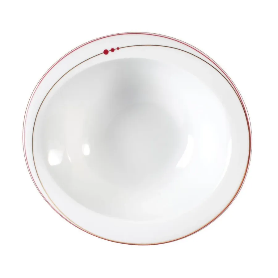 obrazek 2 Owalny głęboki talerz do zupy z porcelany 21x20 cm z Niemiec - Seltmann Weiden