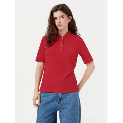 Zdjęcie Tommy Hilfiger Polo 1985 WW0WW43224 Czerwony Regular Fit
