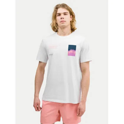 Zdjęcie 4F T-Shirt 4FWSS24TTSHM1289 Biały Regular Fit