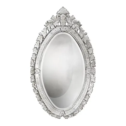 Zdjęcie Owalne lustro w stylu francuskim Louis XIV OV04