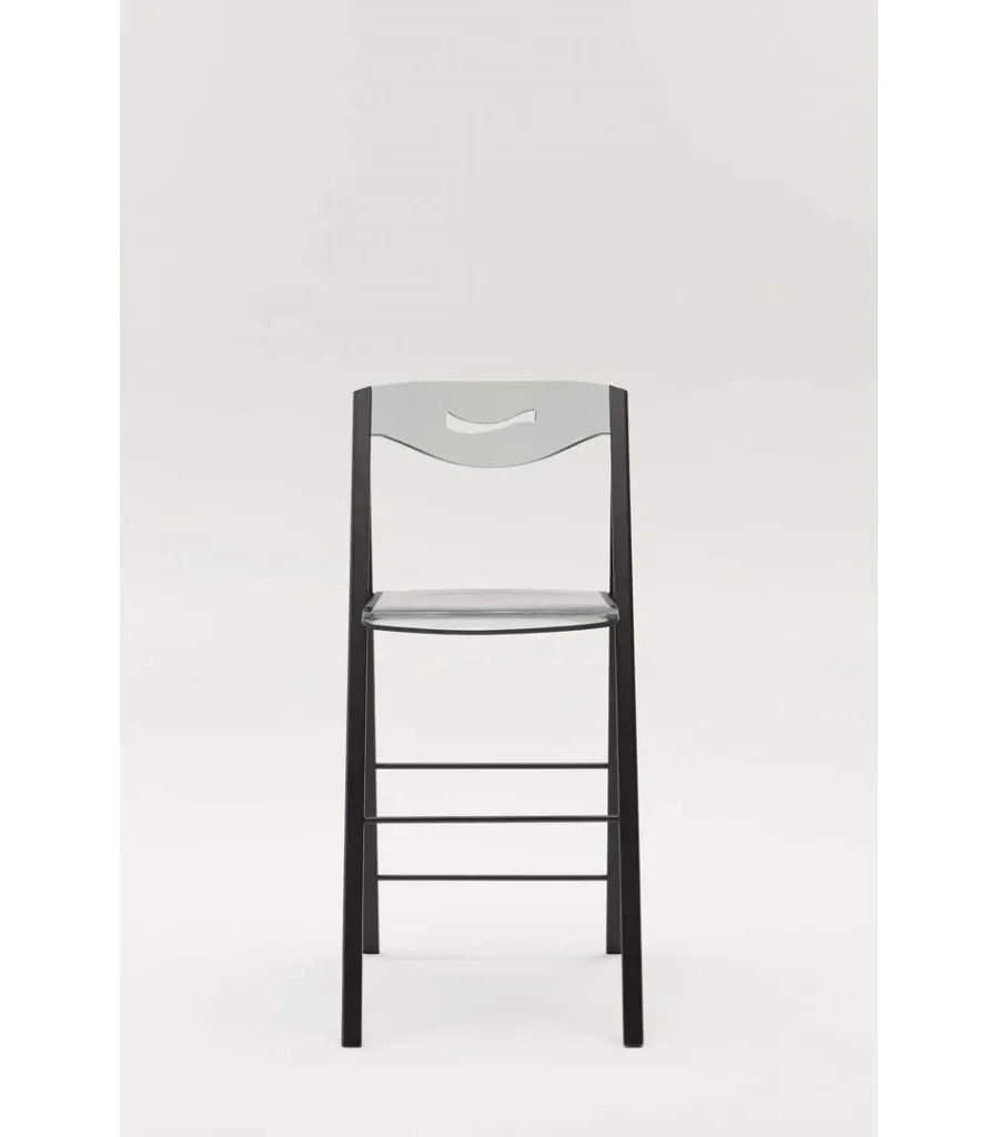 obrazek 6 Wysokie, minimalistyczne krzesło barowe