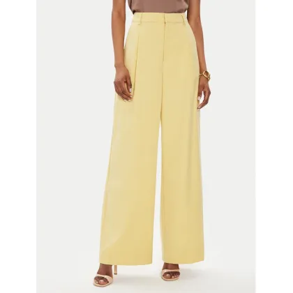 Zdjęcie Gestuz Spodnie materiałowe Paula 10906861 Żółty Relaxed Fit