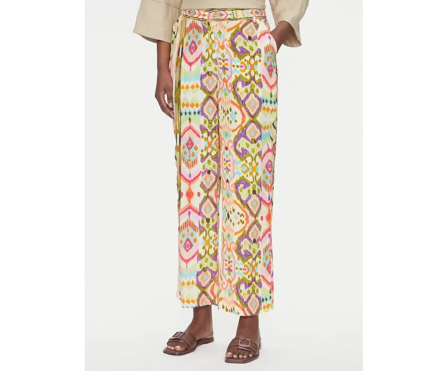 obrazek 1 LOLA CASADEMUNT Spodnie materiałowe LS2514017 Kolorowy Relaxed Fit