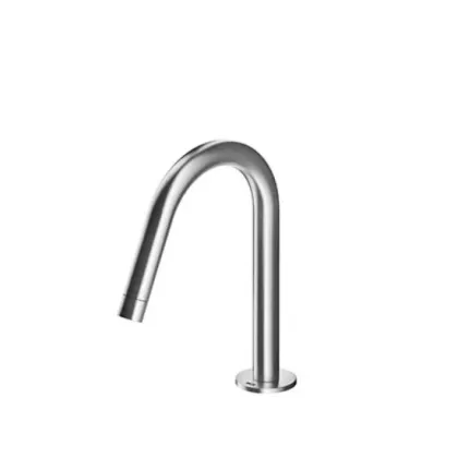 Zdjęcie Solidny kran nablatowy do wanny ze stali nierdzewnej w różnych wykończeniach