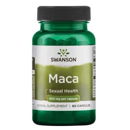 Zdjęcie Swanson Maca 500 mg, 60 kaps.