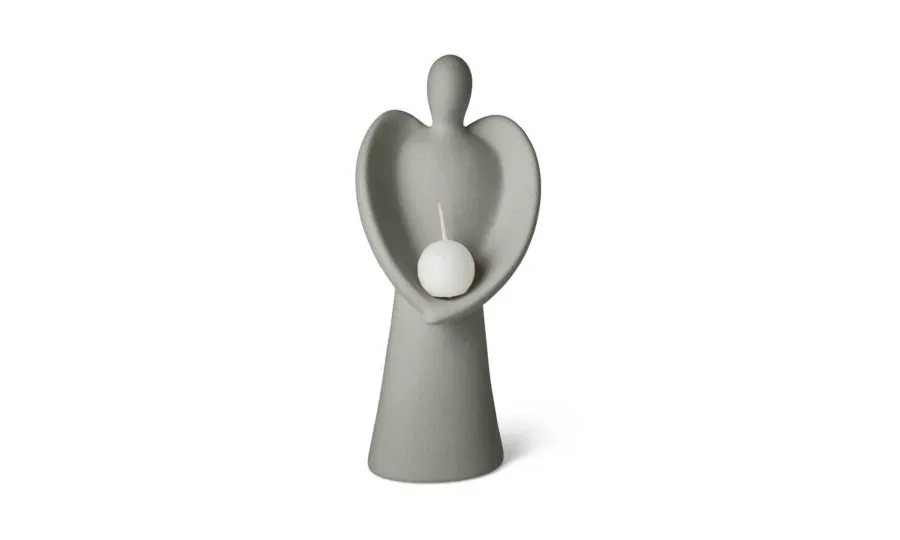 obrazek 4 Elegancka figurka ceramiczna - bożonarodzeniowy anioł