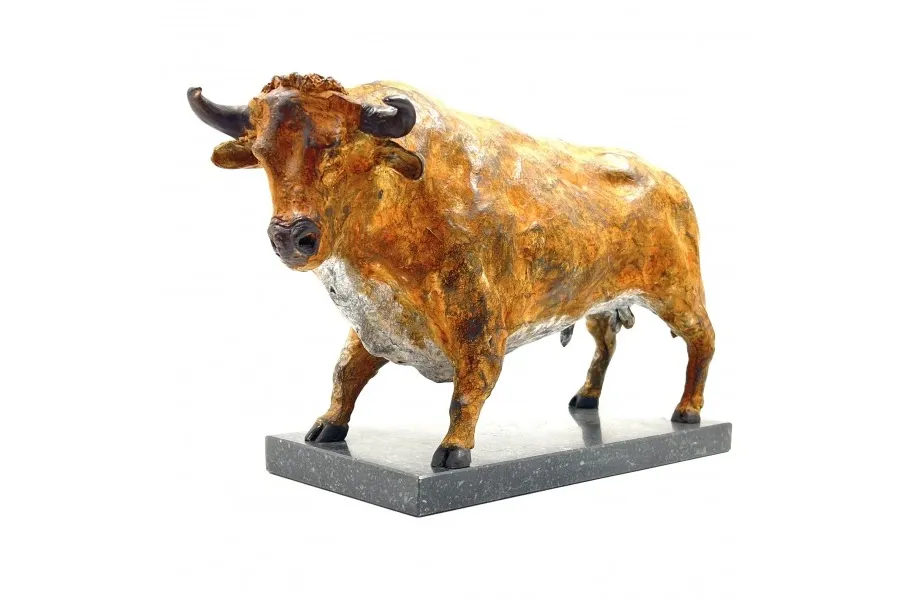 obrazek 3 Elegancka figurka byka z brązu - niebanalny prezent na różne okazje
