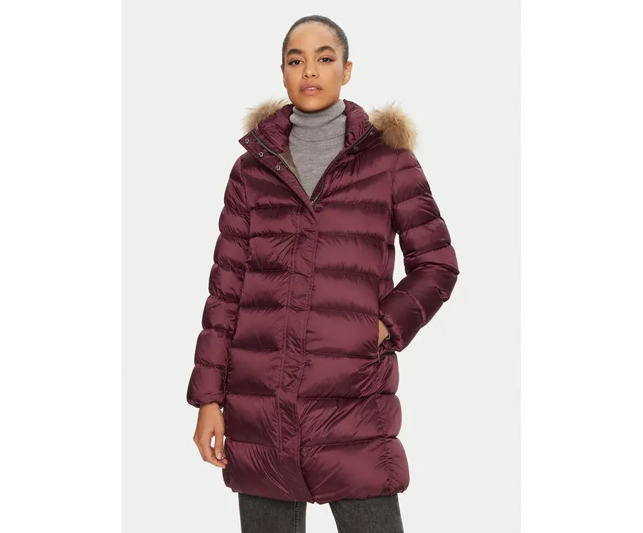 obrazek 1 Hetregó Kurtka puchowa Leonie 8N603M Bordowy Regular Fit