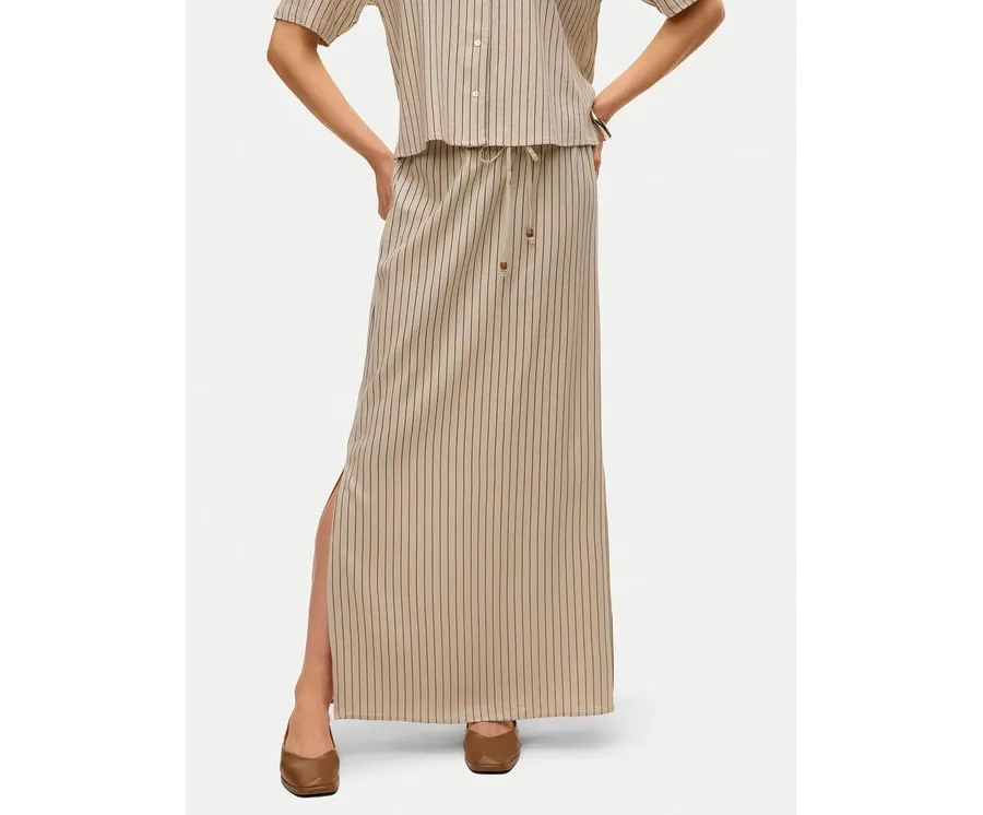 obrazek 1 Vero Moda Spódnica maxi Mymilo 10321622 Beżowy Regular Fit