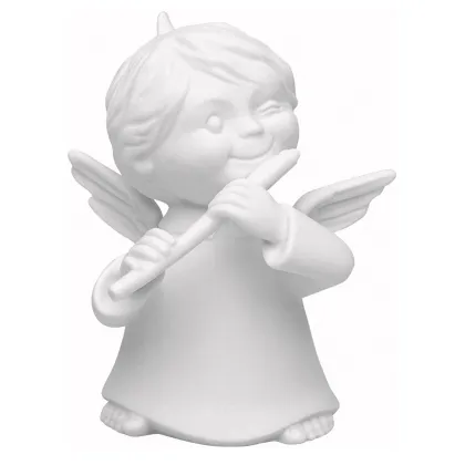 Zdjęcie Figurka aniołka grającego na flecie wykonana z porcelany - Vista Alegre