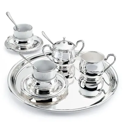 Picture Italian Astra coffee drinking set for two people
