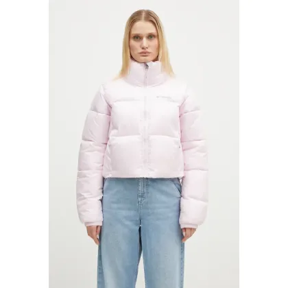 Zdjęcie Columbia kurtka Puffect Colorblock damska kolor różowy zimowa 2088501