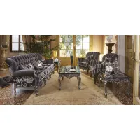 Zdjęcie Elitarna włoska trzyosobowa sofa w stylu antycznym - Morello Gianpaolo