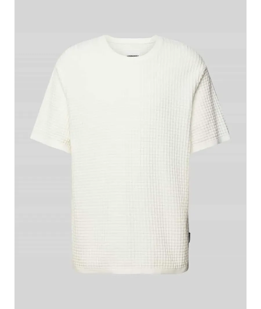 obrazek 1 T-shirt z prążkowanymi wykończeniami model ‘GRAANMOSO’