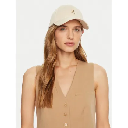 Zdjęcie Tommy Hilfiger Czapka z daszkiem AW0AW16843 Écru