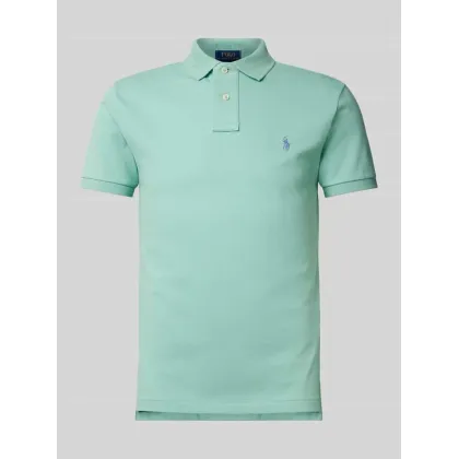 Zdjęcie Koszulka polo o kroju custom fit z czystej bawełny