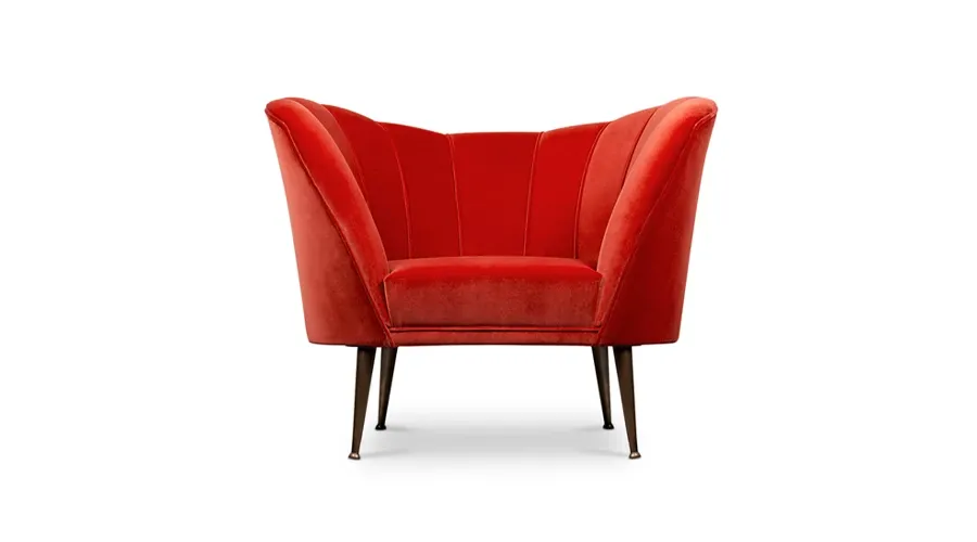 obrazek 1 Stylowy czerwony portugalski fotel