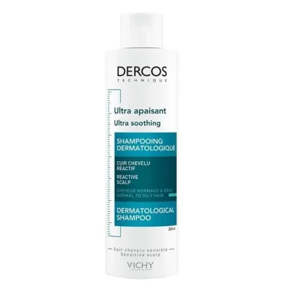 Zdjęcie Vichy Dercos Szampon ultrakojący do włosów tłustych 200 ml