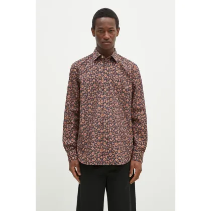 Zdjęcie Paul Smith koszula bawełniana męska kolor granatowy slim z kołnierzykiem klasycznym M1R-800P-P02609