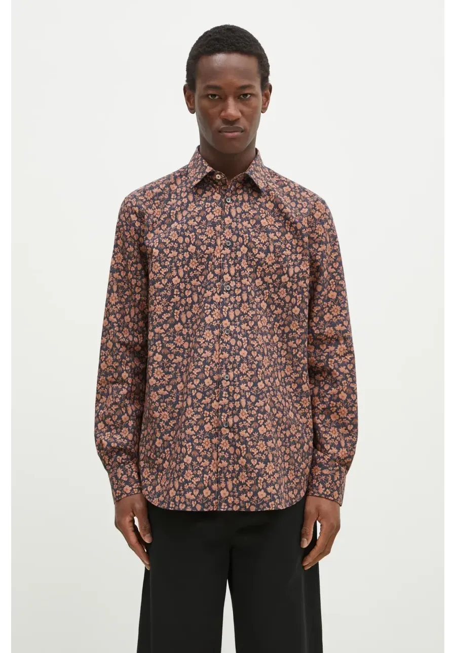 obrazek 1 Paul Smith koszula bawełniana męska kolor granatowy slim z kołnierzykiem klasycznym M1R-800P-P02609