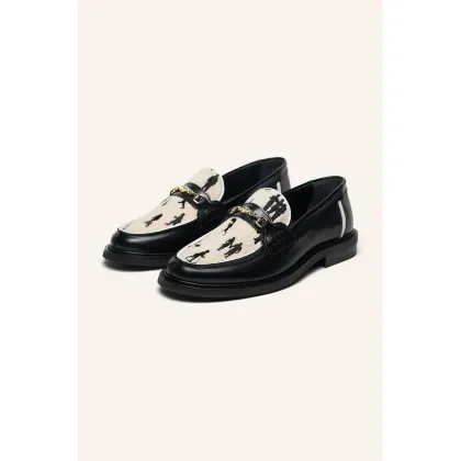 Zdjęcie Filling Pieces półbuty Loafer Generations kolor czarny na płaskim obcasie 44260021861