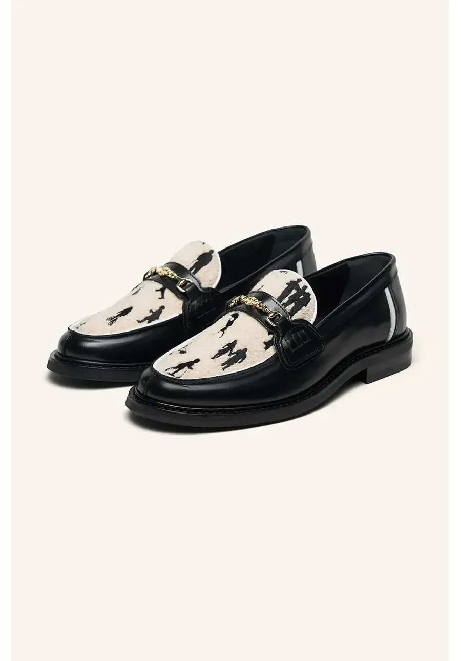 obrazek 1 Filling Pieces półbuty Loafer Generations kolor czarny na płaskim obcasie 44260021861